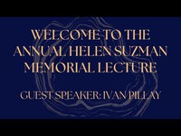 Helen Suzman Memorial Lecture 2022 [VIDEO]